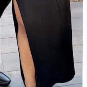 Black cocktail dress